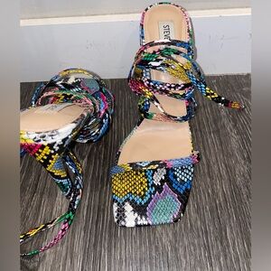 Steve Madden tie up heels